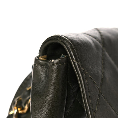 Chanel Lambskin Quilted Flap Waist Belt Bag Black 12 of 13