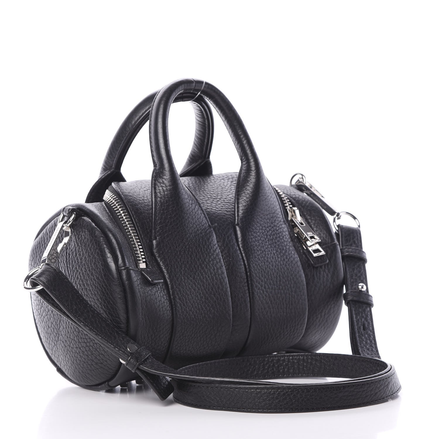 Alexander Wang Pebbled Lambskin Rockie Black Rhodium Hardware 2 of 12