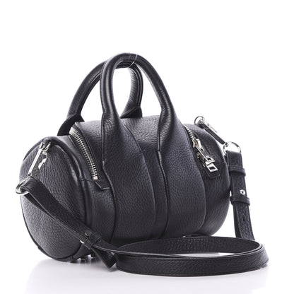 Alexander Wang Pebbled Lambskin Rockie Black Rhodium Hardware 2 of 12