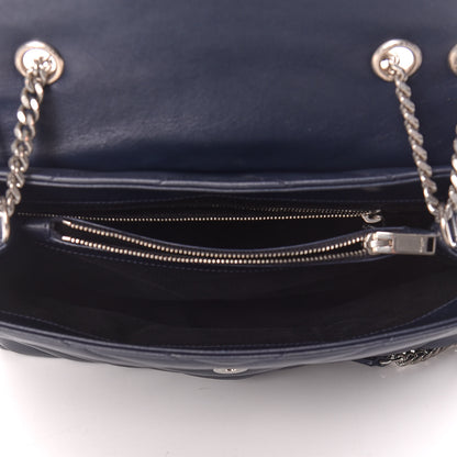 Saint Laurent Calfskin Y Quilted Monogram Medium Loulou Chain Satchel Medium Blue 7 of 14