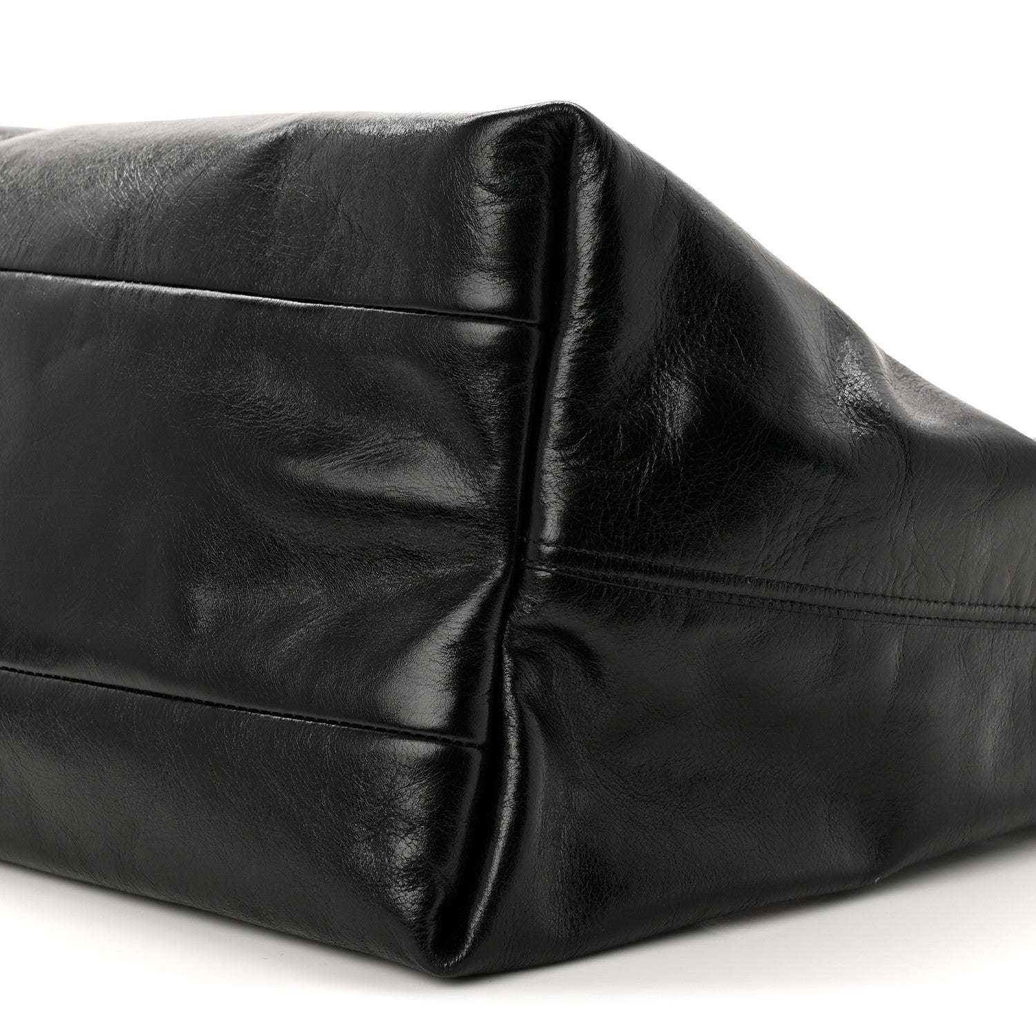 Gucci Soft Glossy Calfskin Large Giglio Tote Black 10 of 10