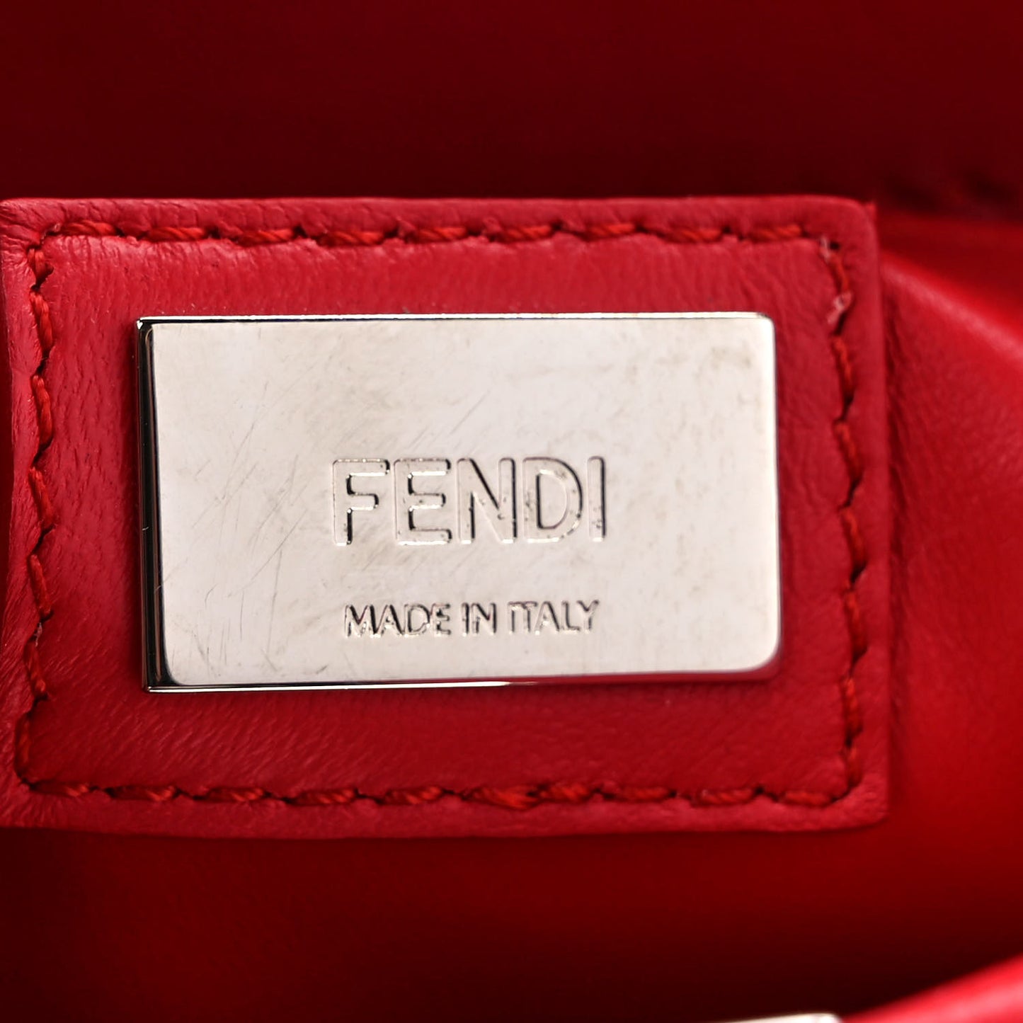 Nappa Mini Peekaboo Iconic Satchel Fiamma