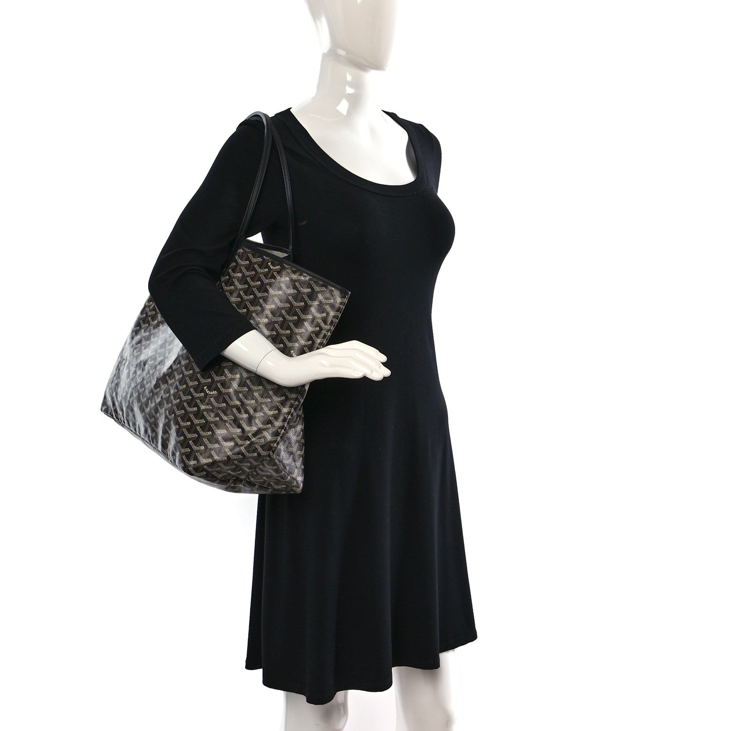 Goyard Goyardine Saint Louis GM Black 3 of 8