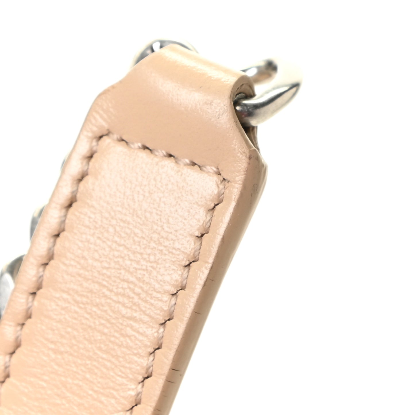 Calfskin Y Quilted Monogram Small Loulou Chain Satchel Nude Powder