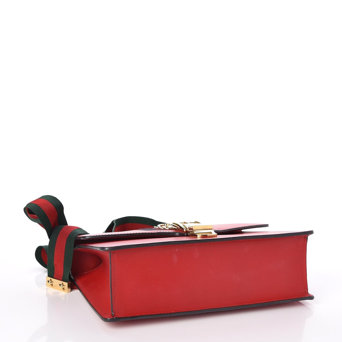 Calfskin Small Sylvie Shoulder Bag Hibiscus Red