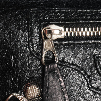 Balenciaga Agneau Giant 12 Silver Hardware Money Wallet Black 6 of 10