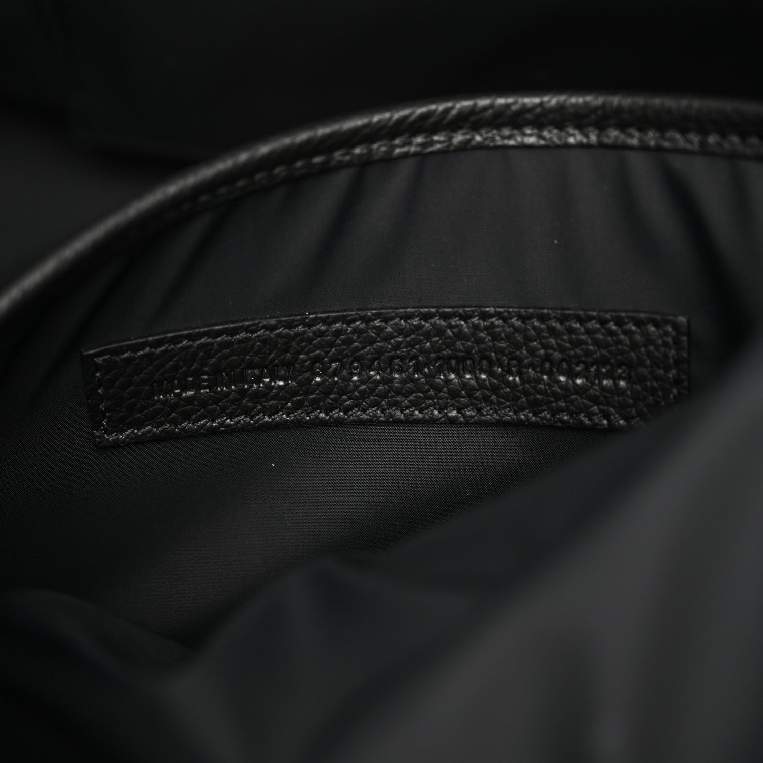 Balenciaga Grained Calfskin Embossed Car East West Tote Black 7 of 10