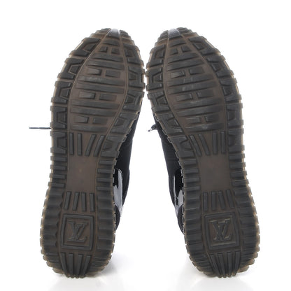 Louis Vuitton Suede Monogram Run Away Sneakers 37.5 Black 5 of 8