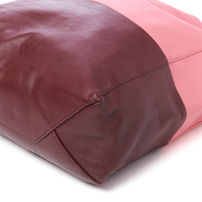 Celine Smooth Lambskin Vertical Bi-Cabas Pink Rust 4 of 8