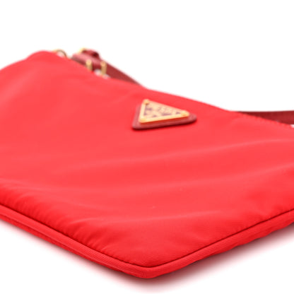 Prada Re-Nylon Saffiano Pouch Red 8 of 9