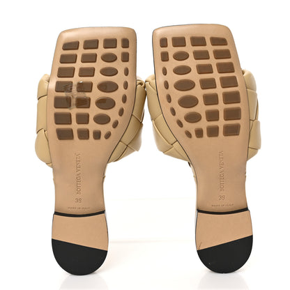 Bottega Veneta Nappa Maxi Intrecciato Lido Flat Sandals 39 Cane Sugar 5 of 7