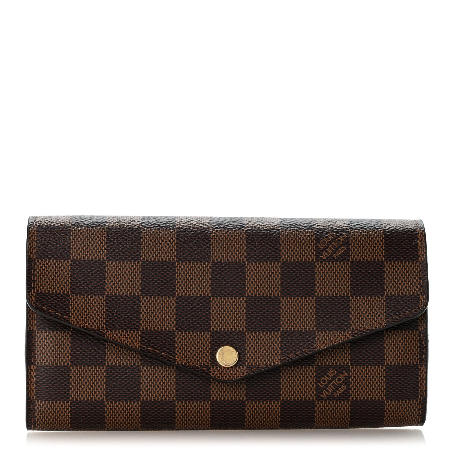 Louis Vuitton Damier Ebene Sarah Wallet NM 1 of 9
