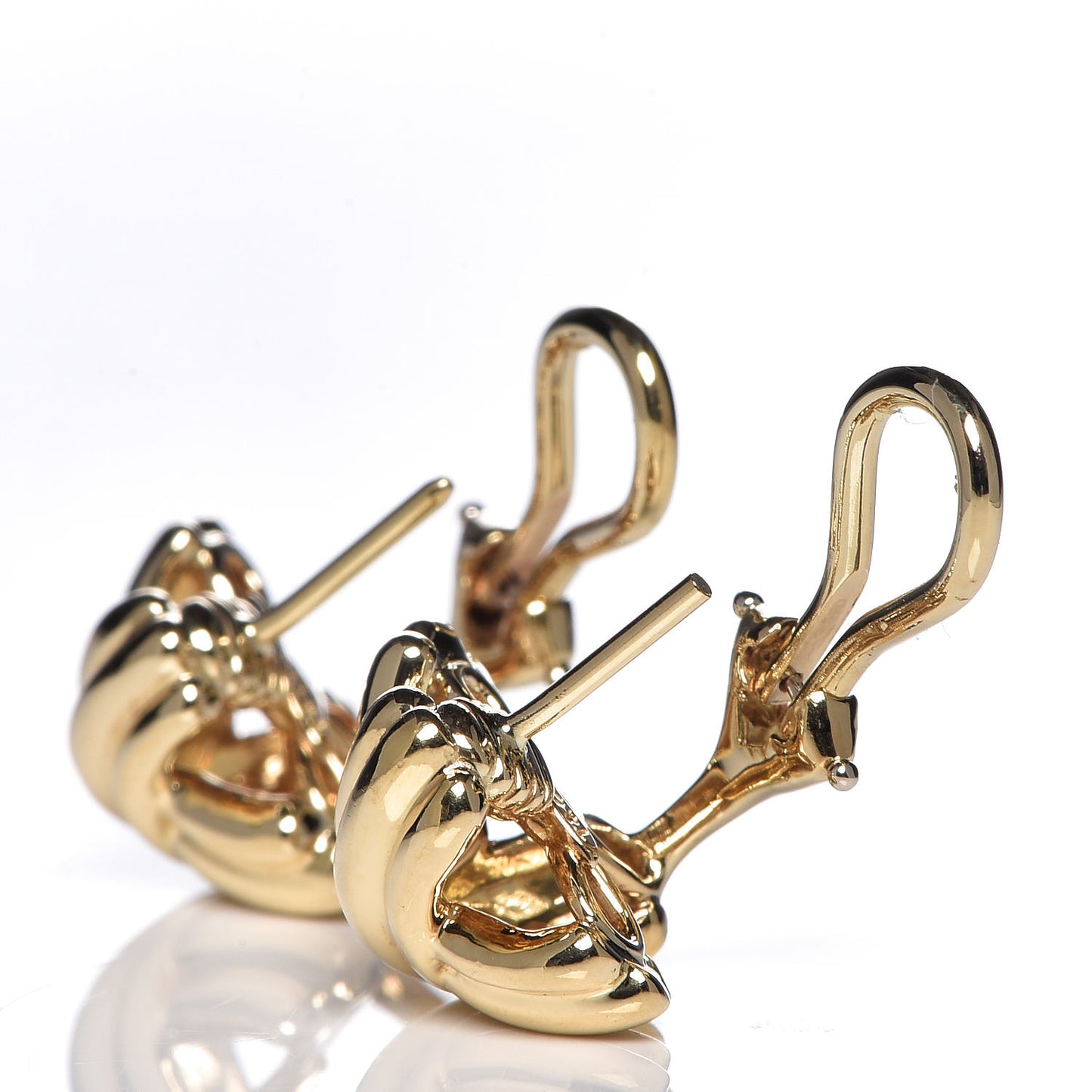 18K Yellow Gold Signature X Earrings