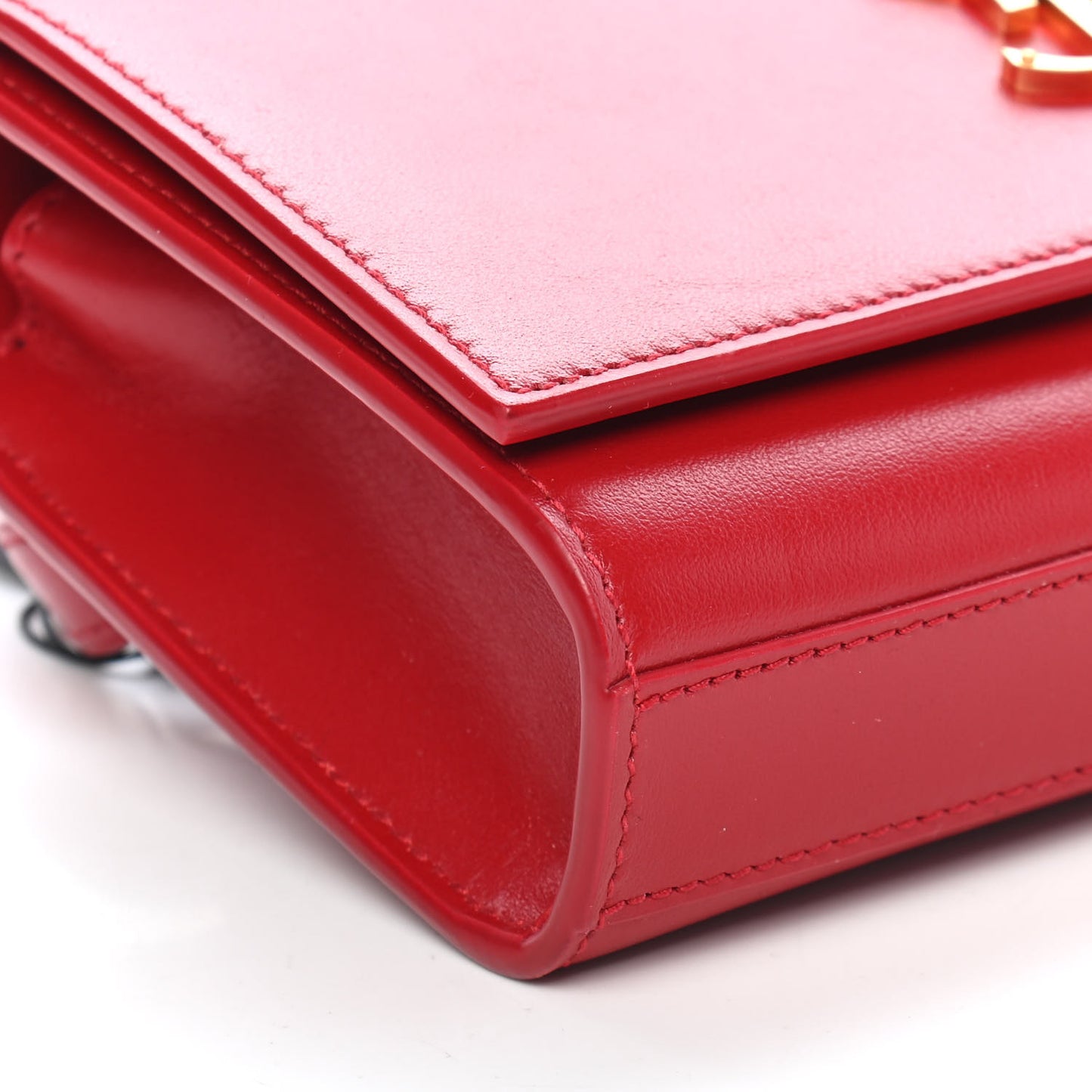 Smooth Calfskin Monogram Kate Belt Bag Red