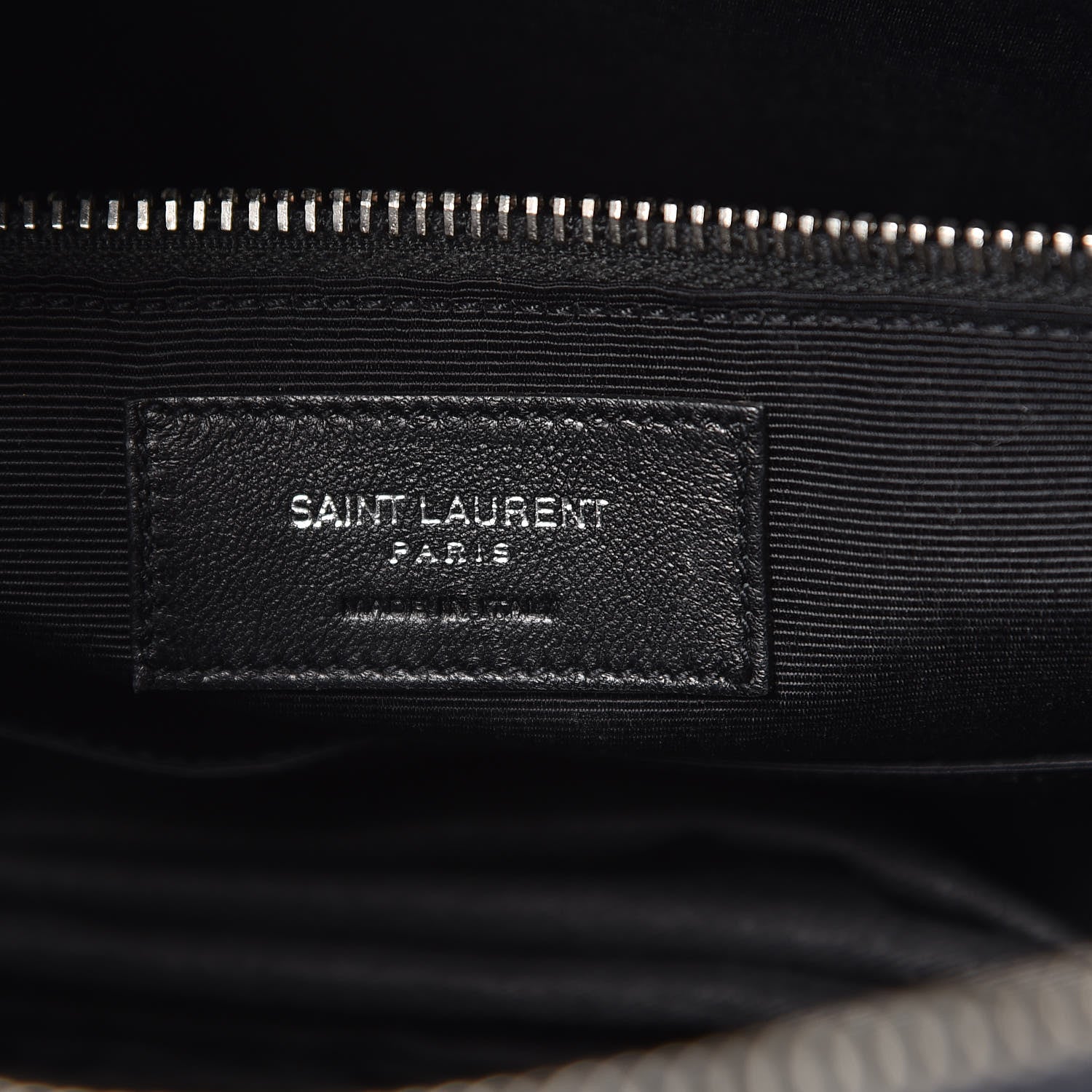 Saint Laurent Grain de Poudre Medium Museum Briefcase Deep Marine 8 of 9