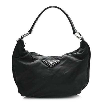 Prada Tessuto Nylon Saffiano Sacca Shoulder Bag Black 1 of 10