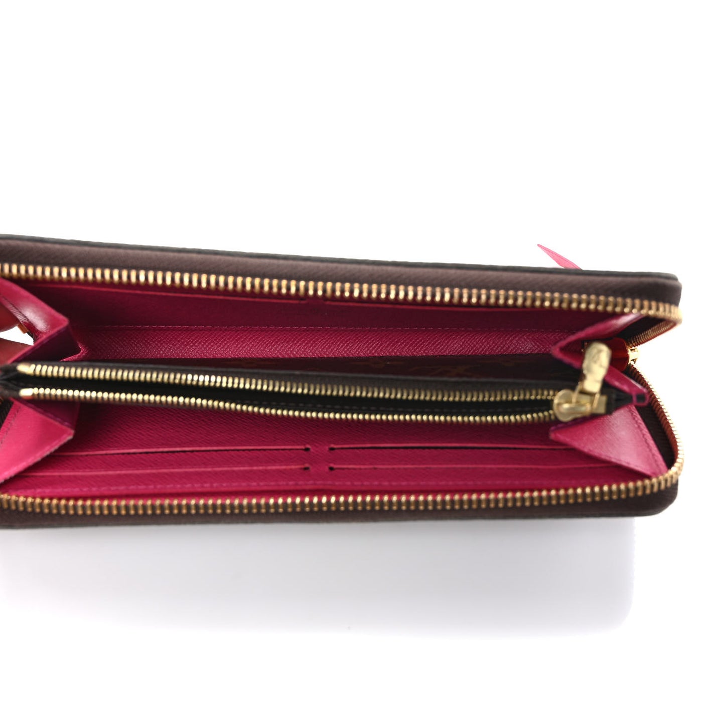 Monogram Clemence Wallet Fuchsia