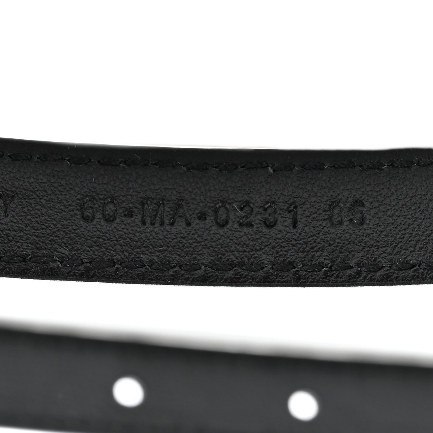 Calfskin Dior ID Belt 85/34 Black
