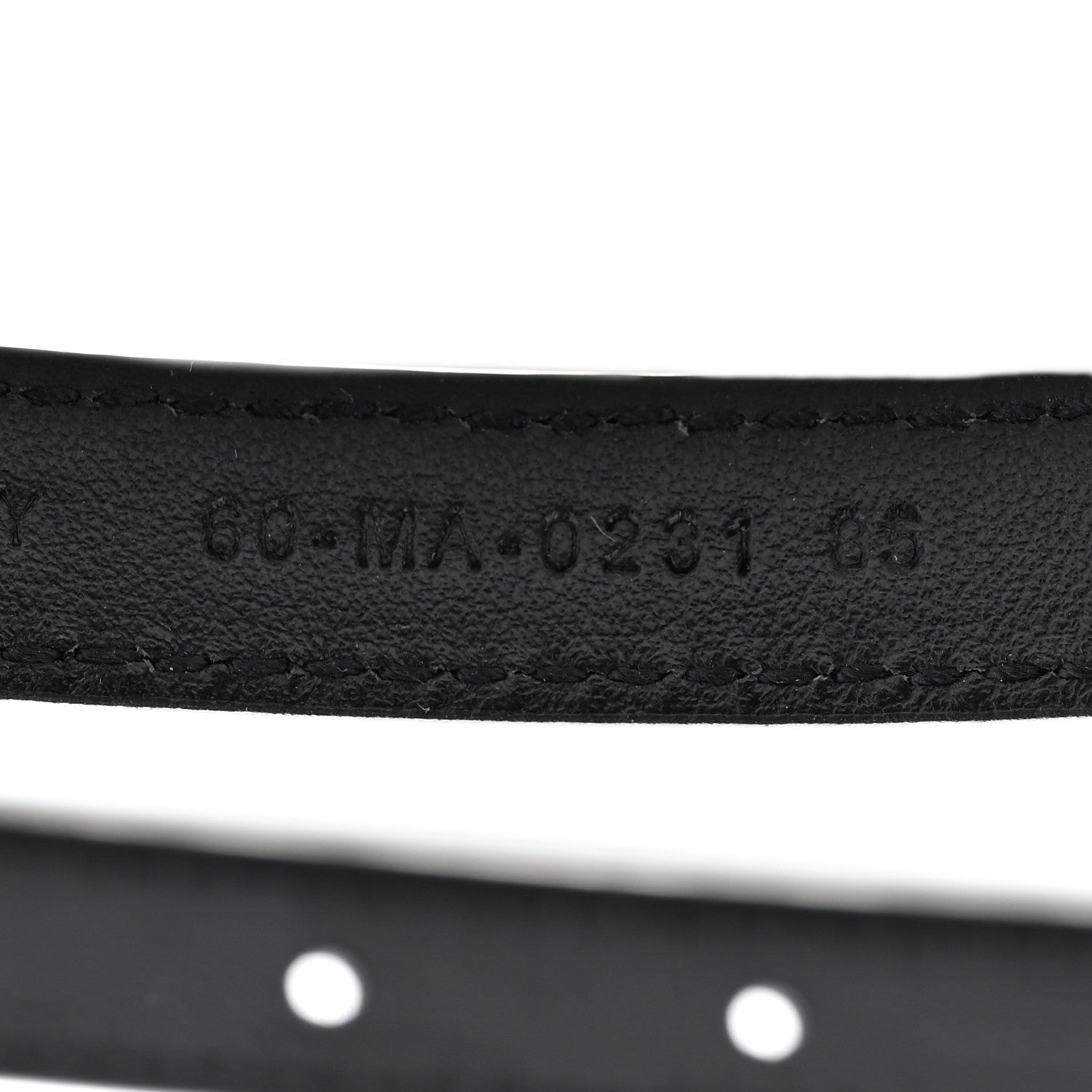 Christian Dior Calfskin Dior ID Belt 85/34 Black 7 of 9