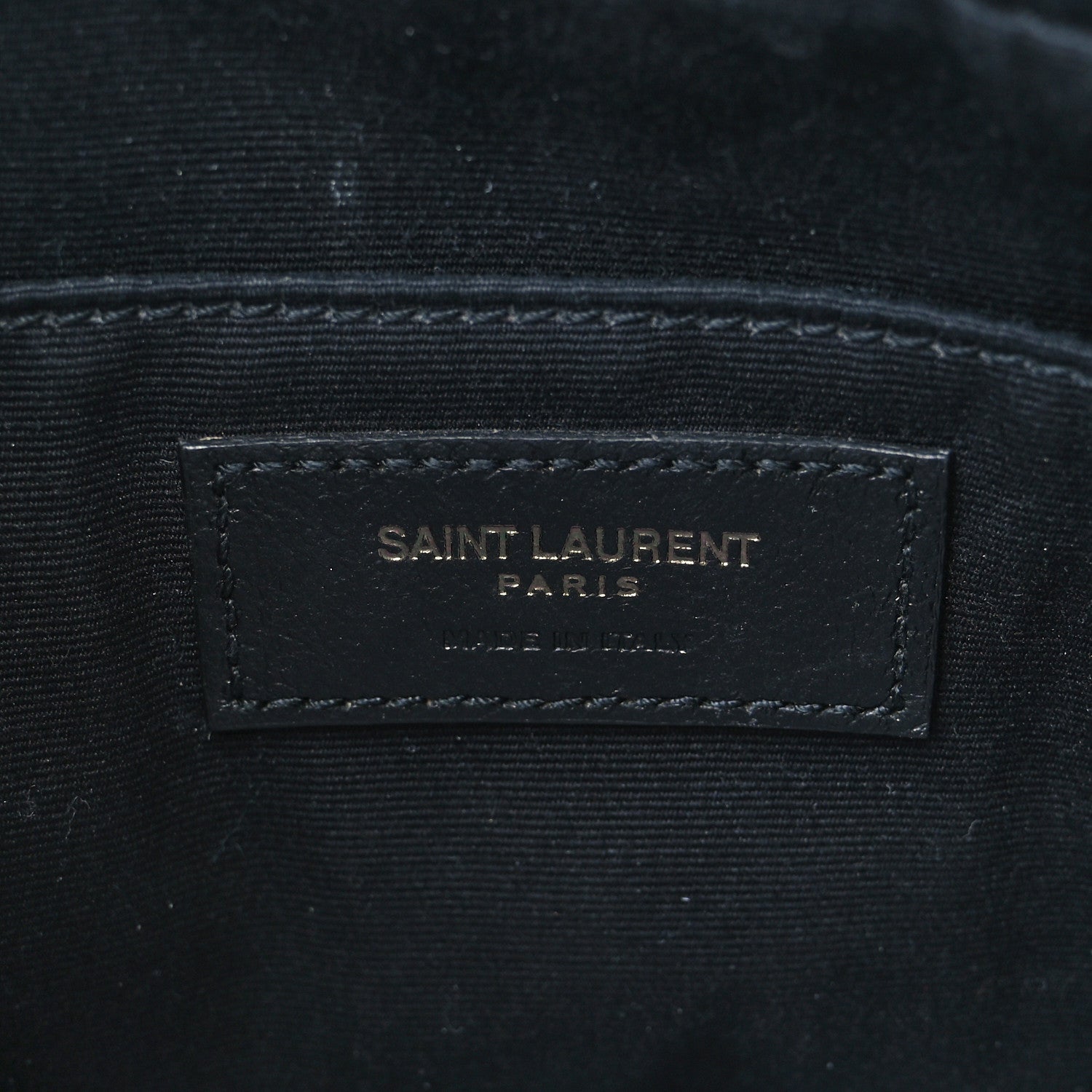 Saint Laurent Calfskin Matelasse Monogram Lou Camera Bag Black 6 of 9