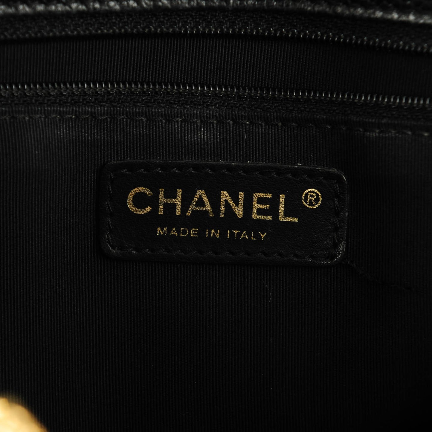 Caviar Quilted Grand Shopping Tote GST Black