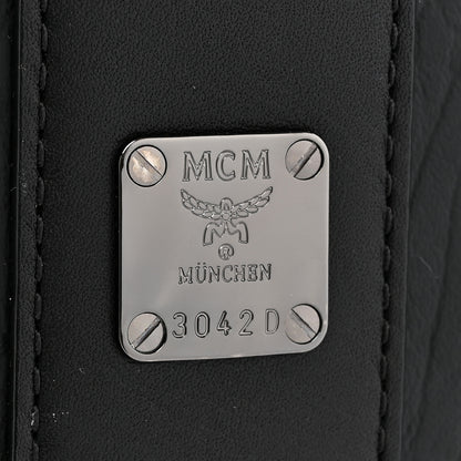 MCM Visetos Small Liz Reversible Shopper Tote Black 11 of 19