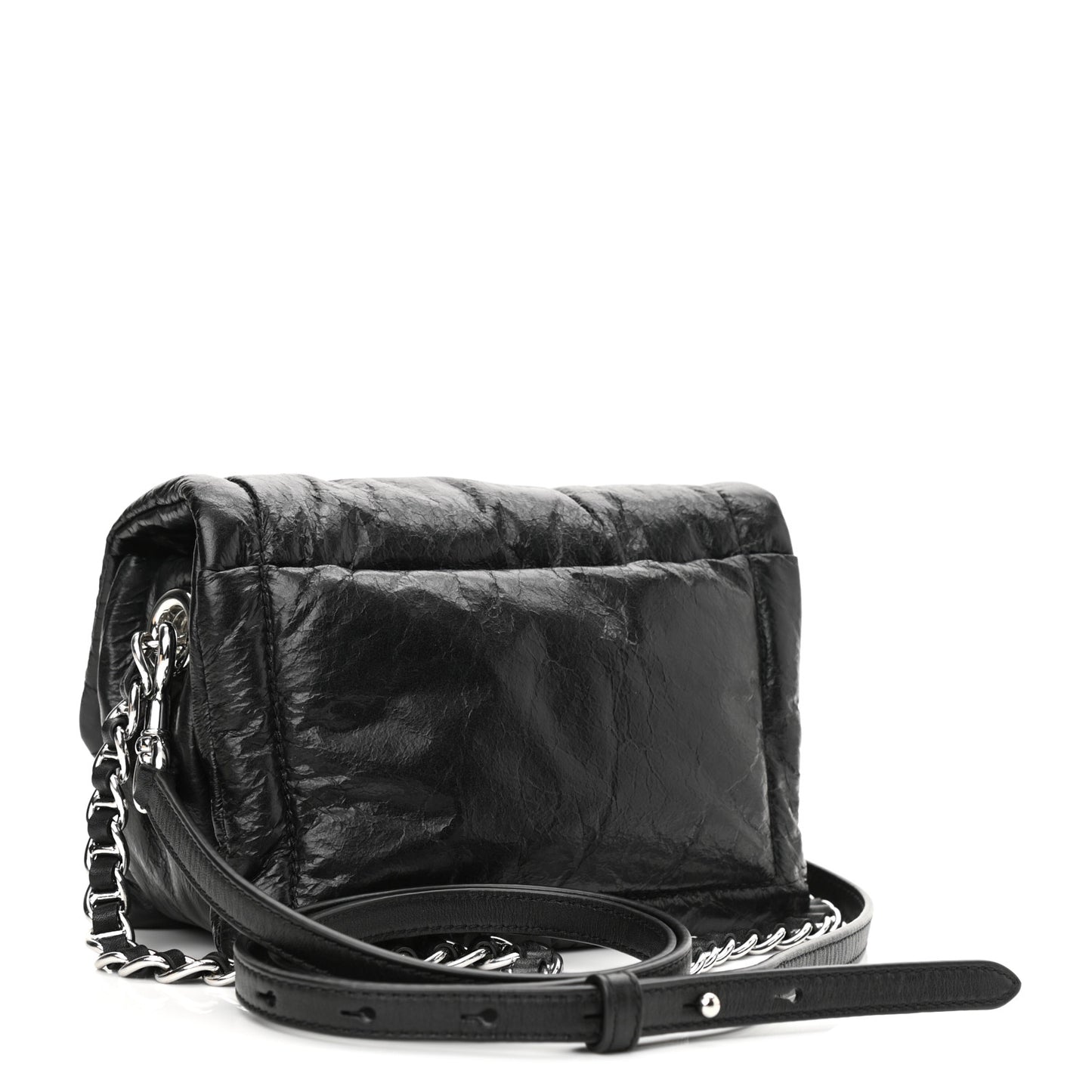 Lambskin The Pillow Bag Black