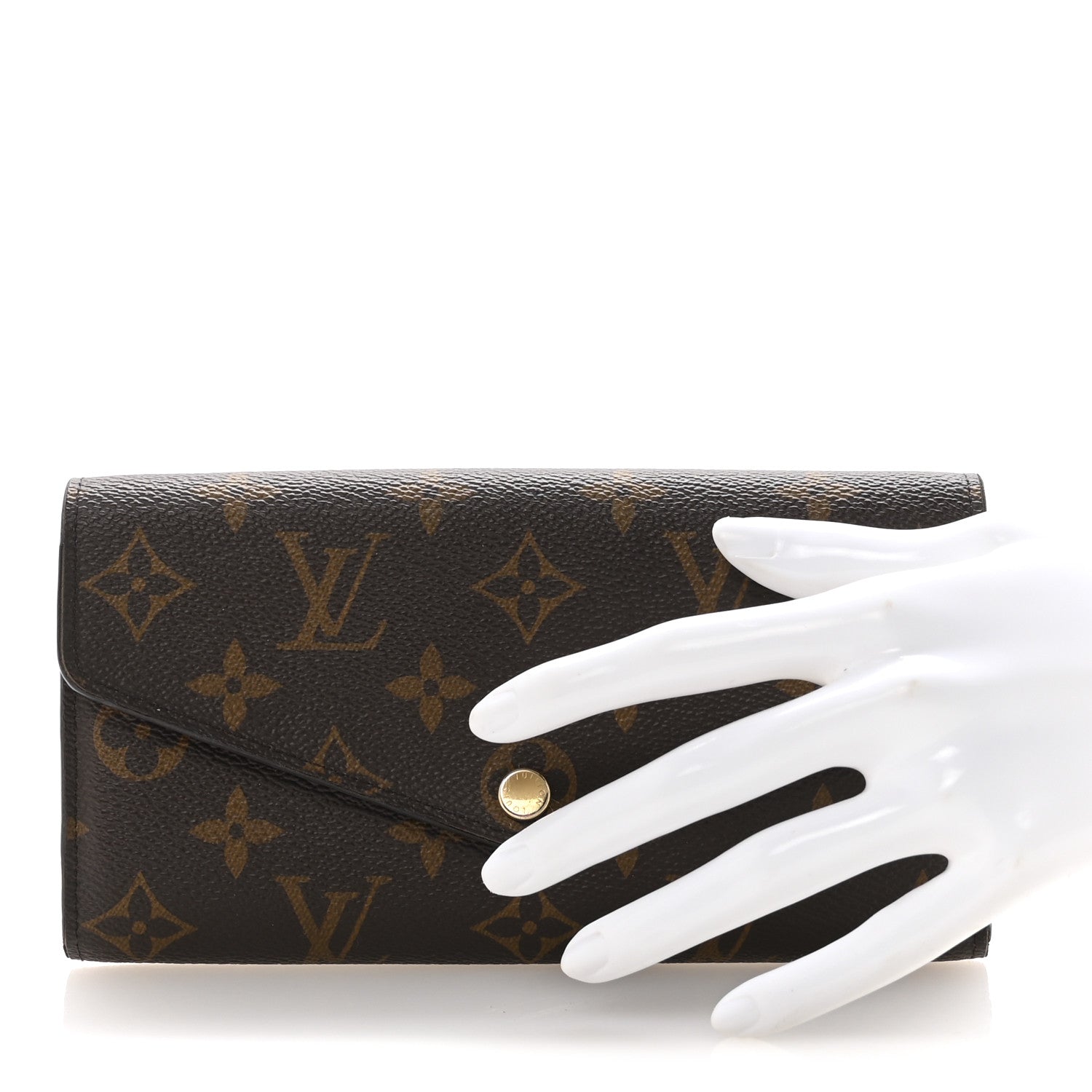 Louis Vuitton Monogram Sarah Wallet NM Coquelicot 2 of 6