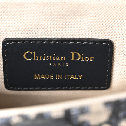 Christian Dior Oblique Mini Saddle Bag With Strap Blue 6 of 11