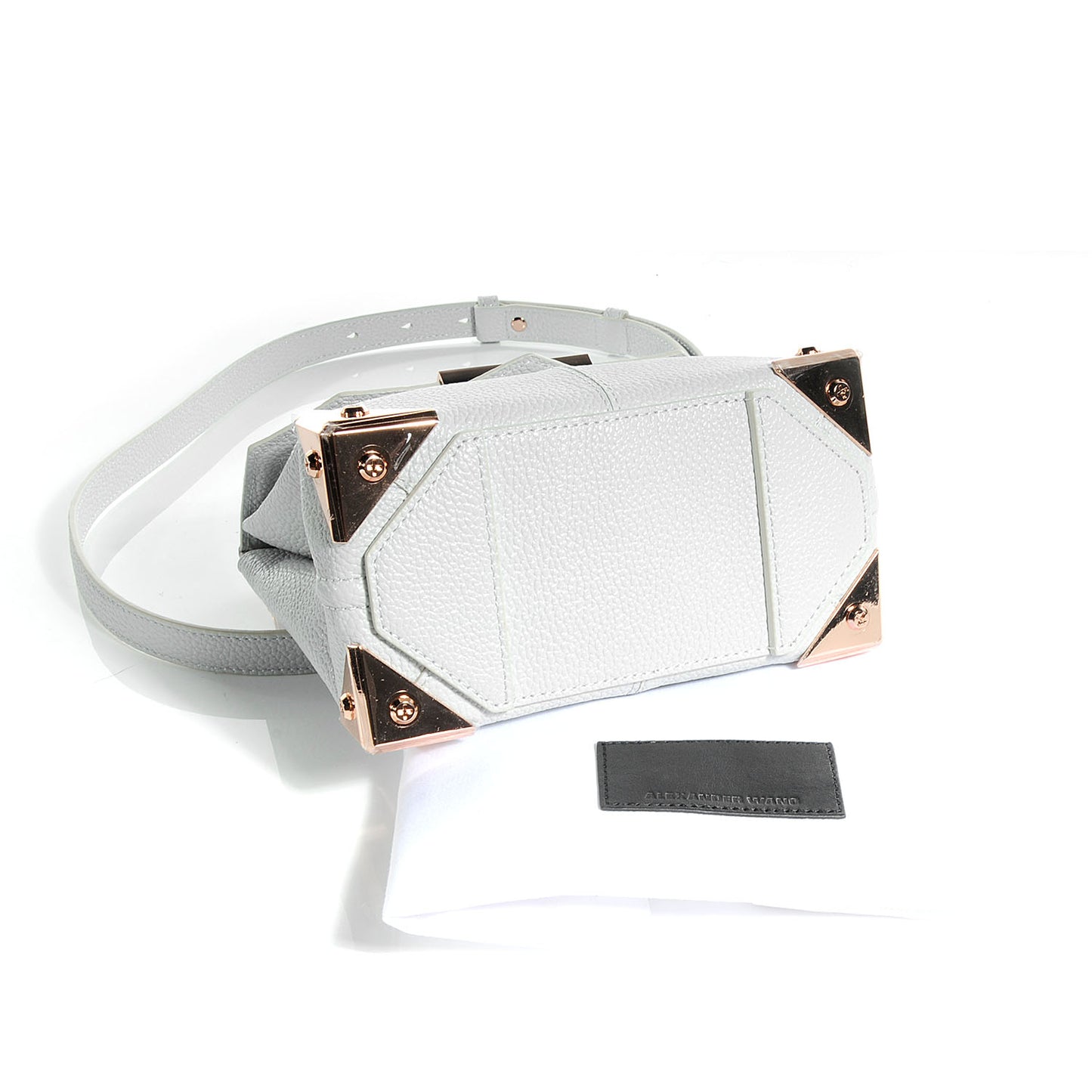 Pebbled Leather Marion Mini Flap Plaster