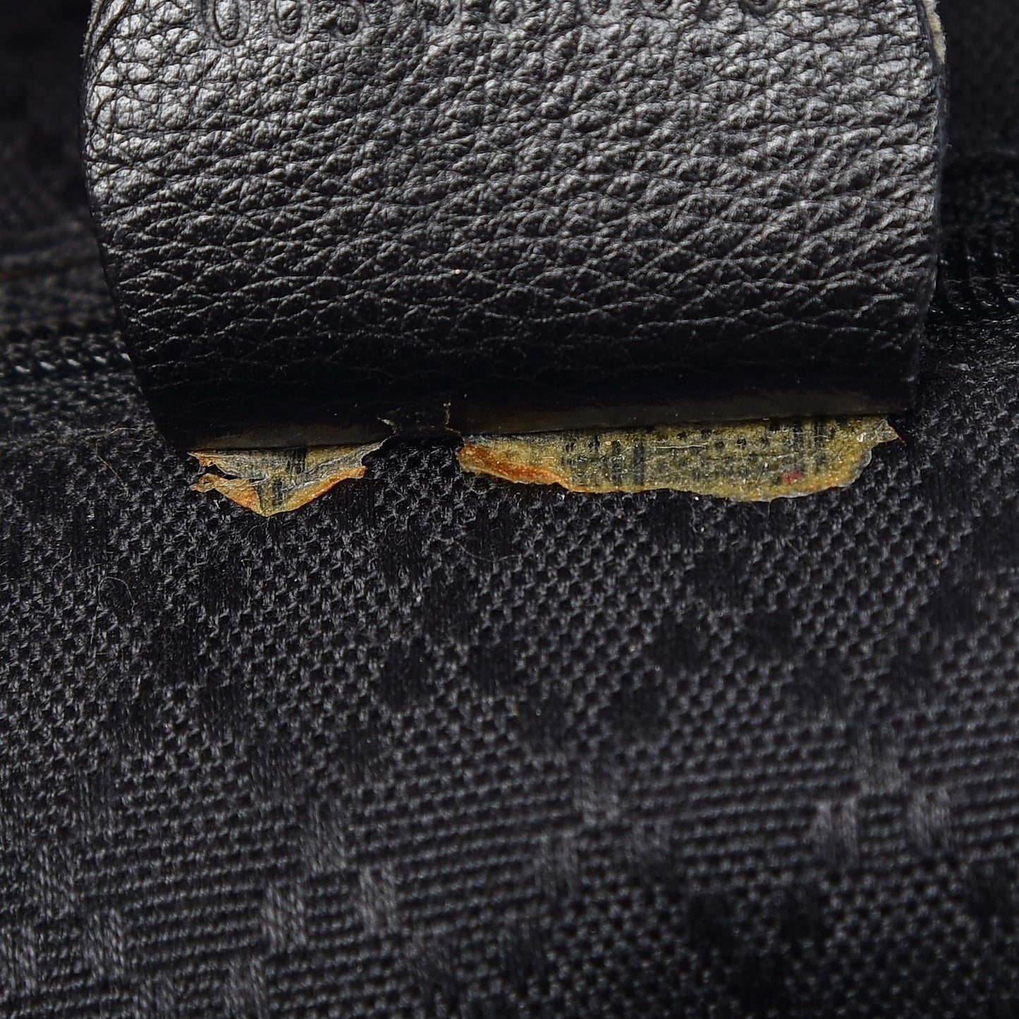 Calfskin Bamboo Backpack Black