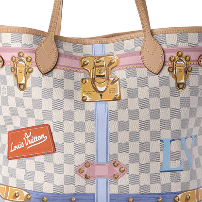 Louis Vuitton Damier Azur Summer Trunks Neo Neverfull MM 11 of 11