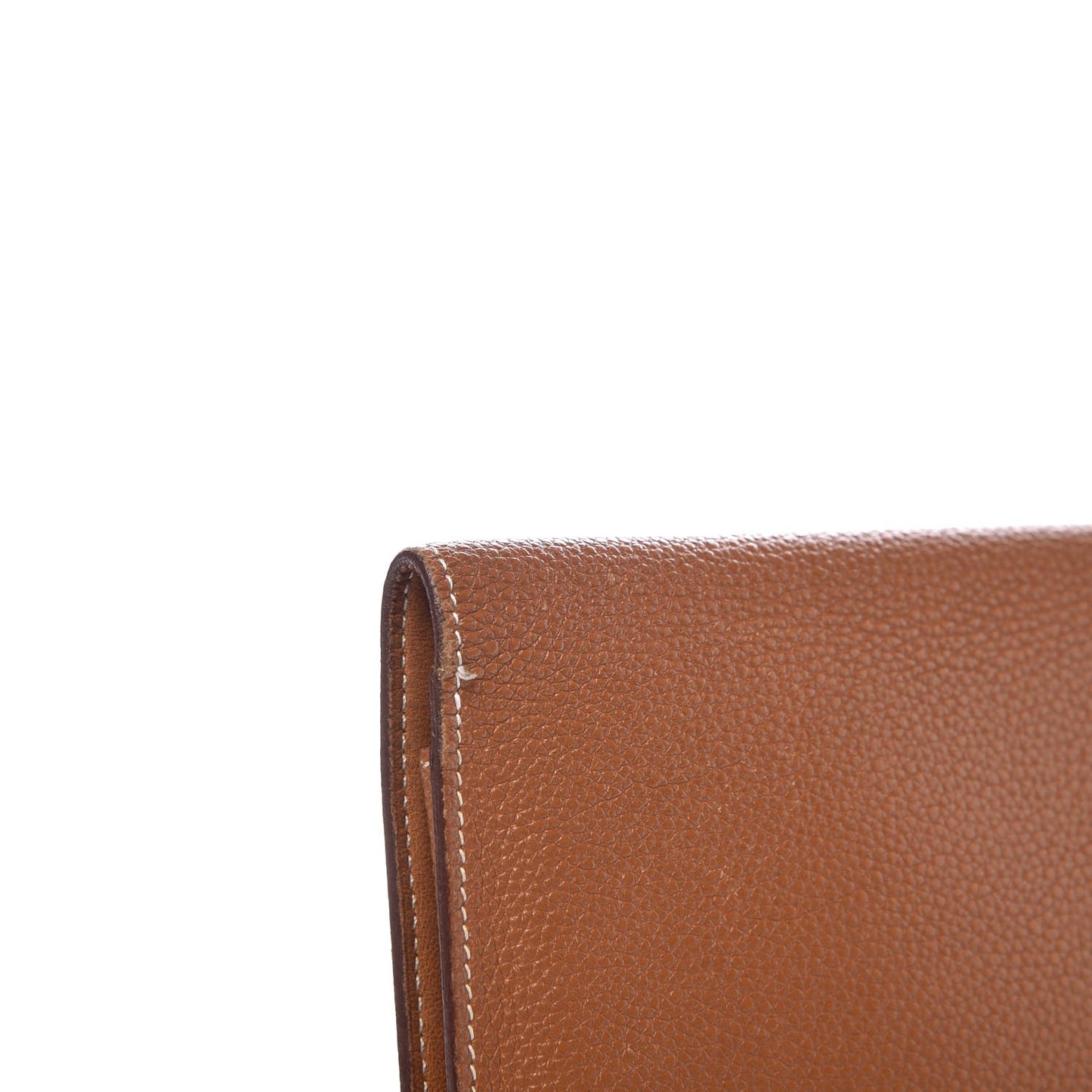 Taurillon Clemence Dogon Duo Wallet Gold