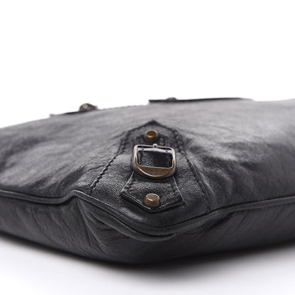 Balenciaga Agneau Classic Hardware Flat Handle Clutch Black 8 of 16