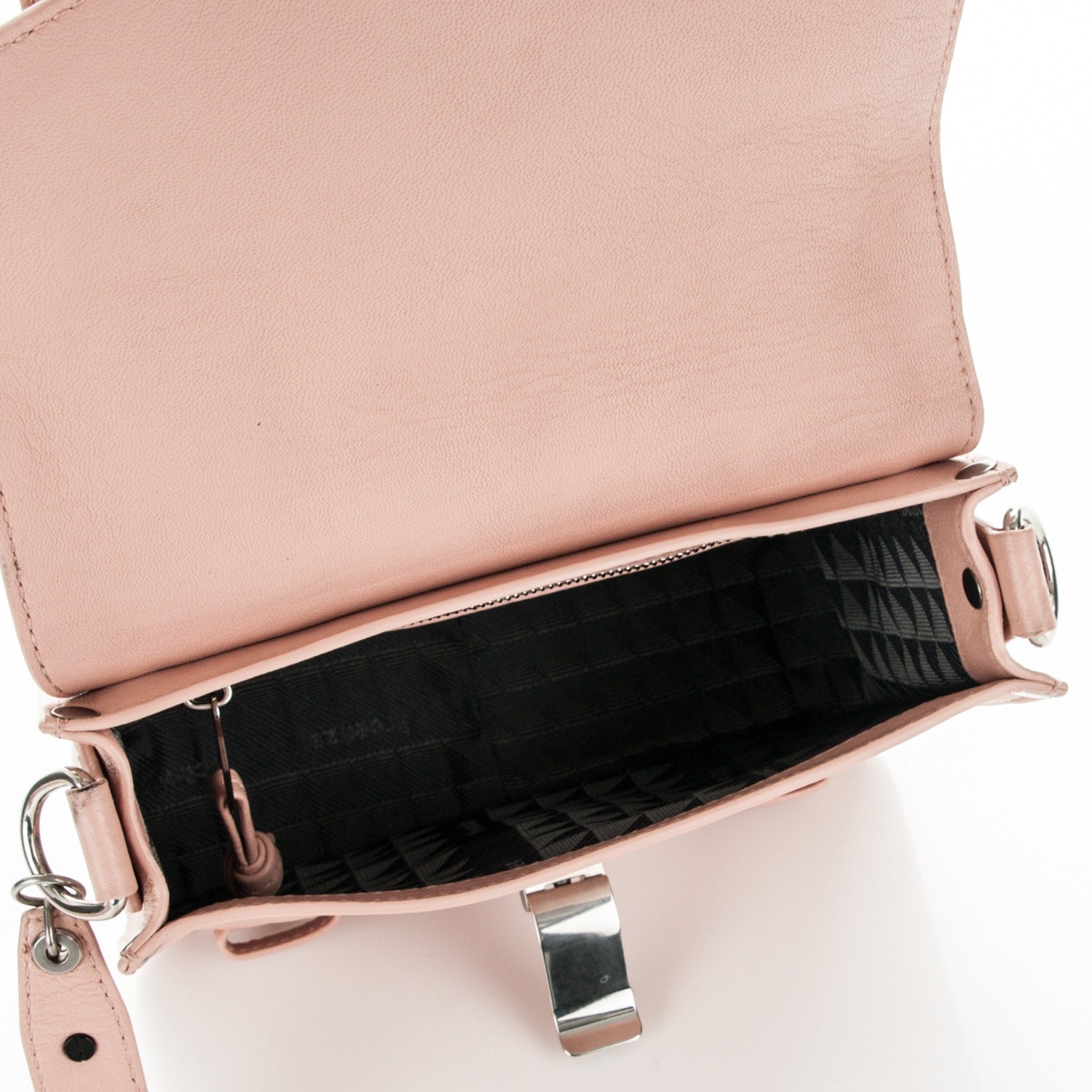 Proenza Schouler Lambskin PS1 Mini Pouch Messenger Bag Light Pink 5 of 6