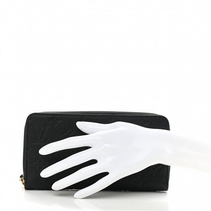 Louis Vuitton Empreinte Zippy Wallet Black 2 of 7