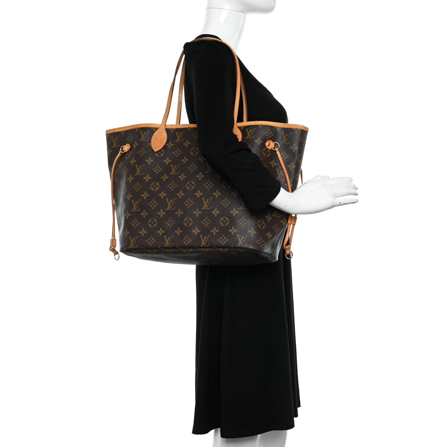 Louis Vuitton Monogram Neverfull MM 2 of 12