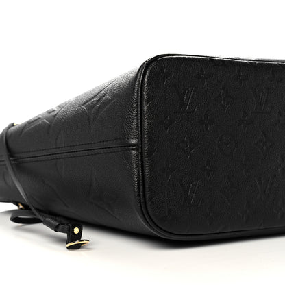 Louis Vuitton Empreinte Monogram Giant Neverfull MM Black 7 of 9