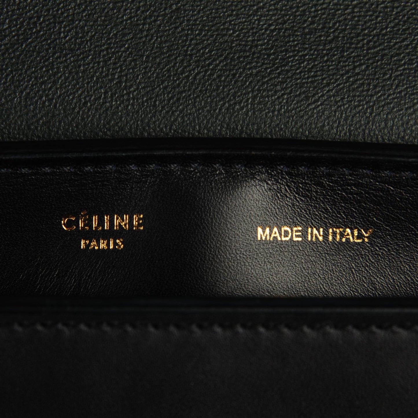 Smooth Calfskin Large Tri-Color Trapeze Anthracite