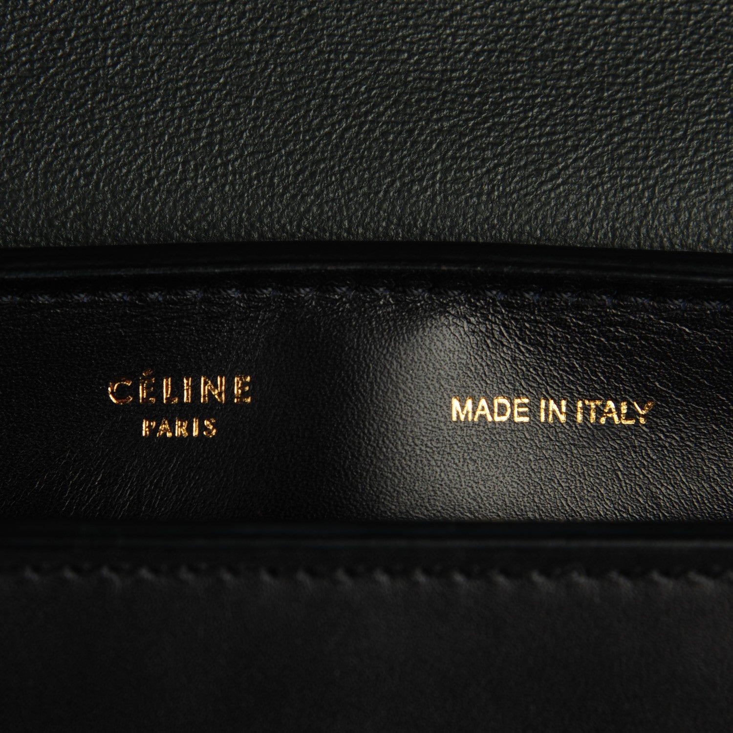 Celine Smooth Calfskin Large Tri-Color Trapeze Anthracite 7 of 9