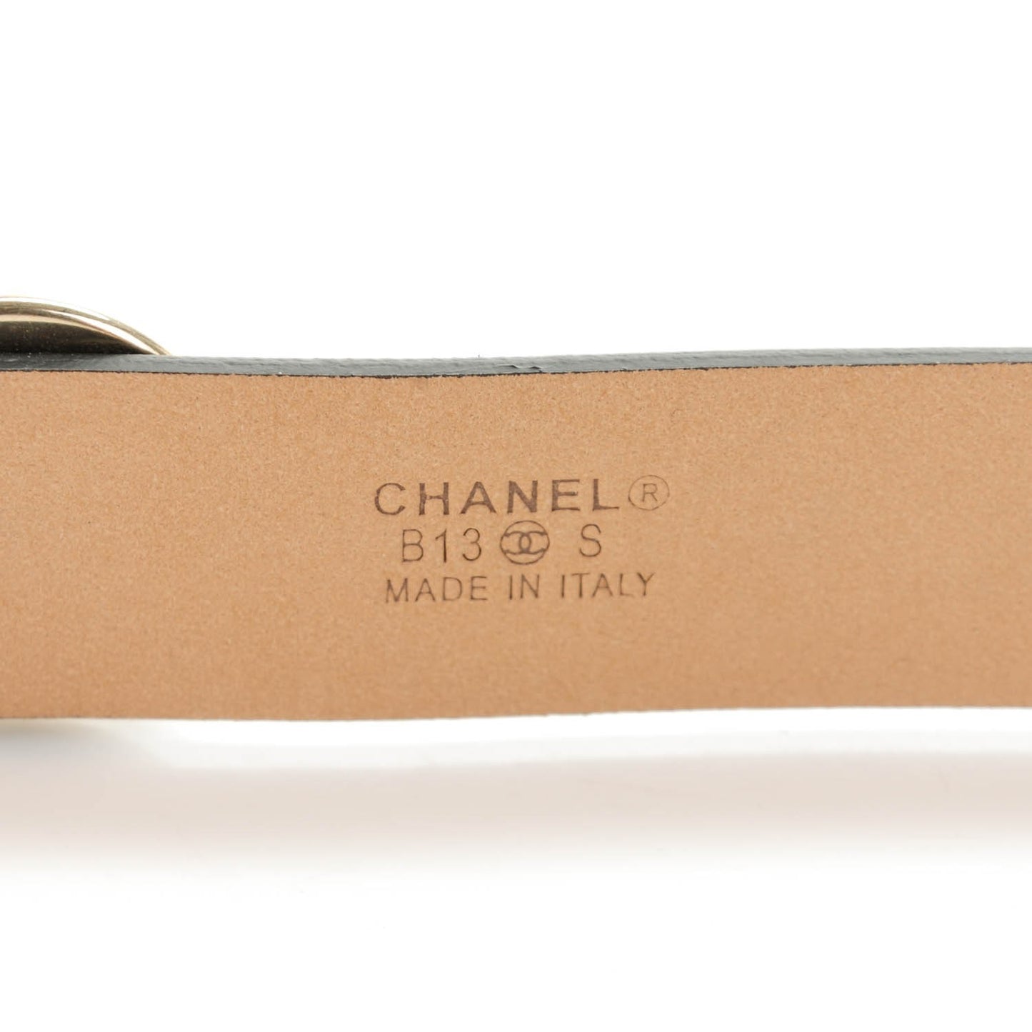 Calfskin Pearl CC Belt 90 36 Black