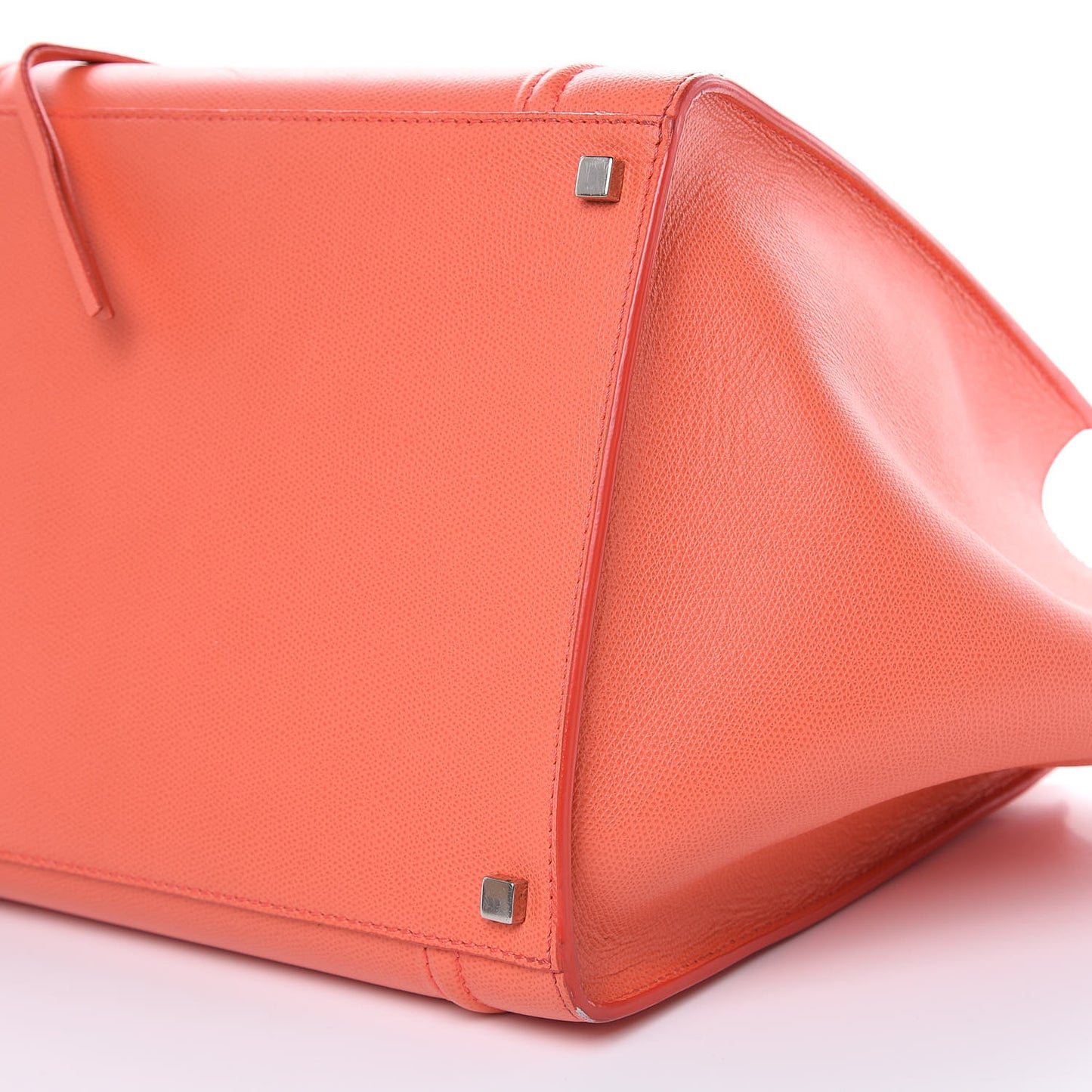 Grained Calfskin Medium Phantom Luggage Coral