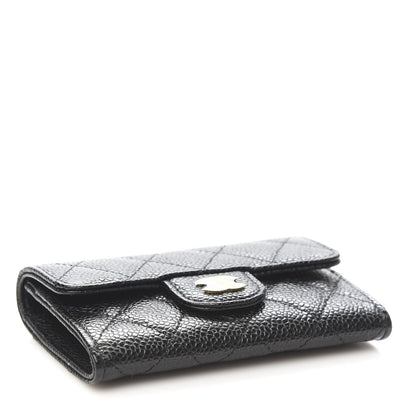 Chanel Caviar Quilted Flap Card Holder Black 4 of 9