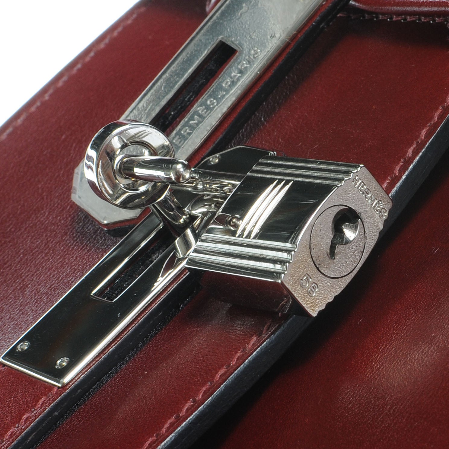 Hermes Box Calfskin Birkin 35 Rouge H 7 of 10