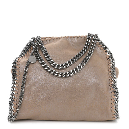 Stella McCartney Shaggy Deer Mini Falabella Fold Over Tote Beige 1 of 10