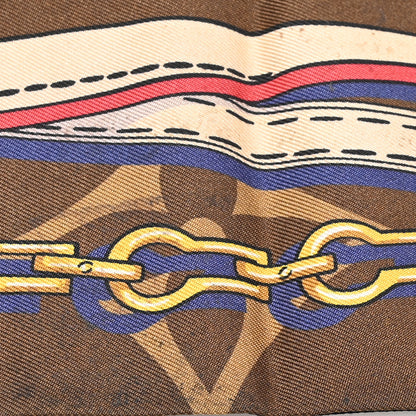 Louis Vuitton Silk Monogram Tribute To Bandeau Marron 4 of 4
