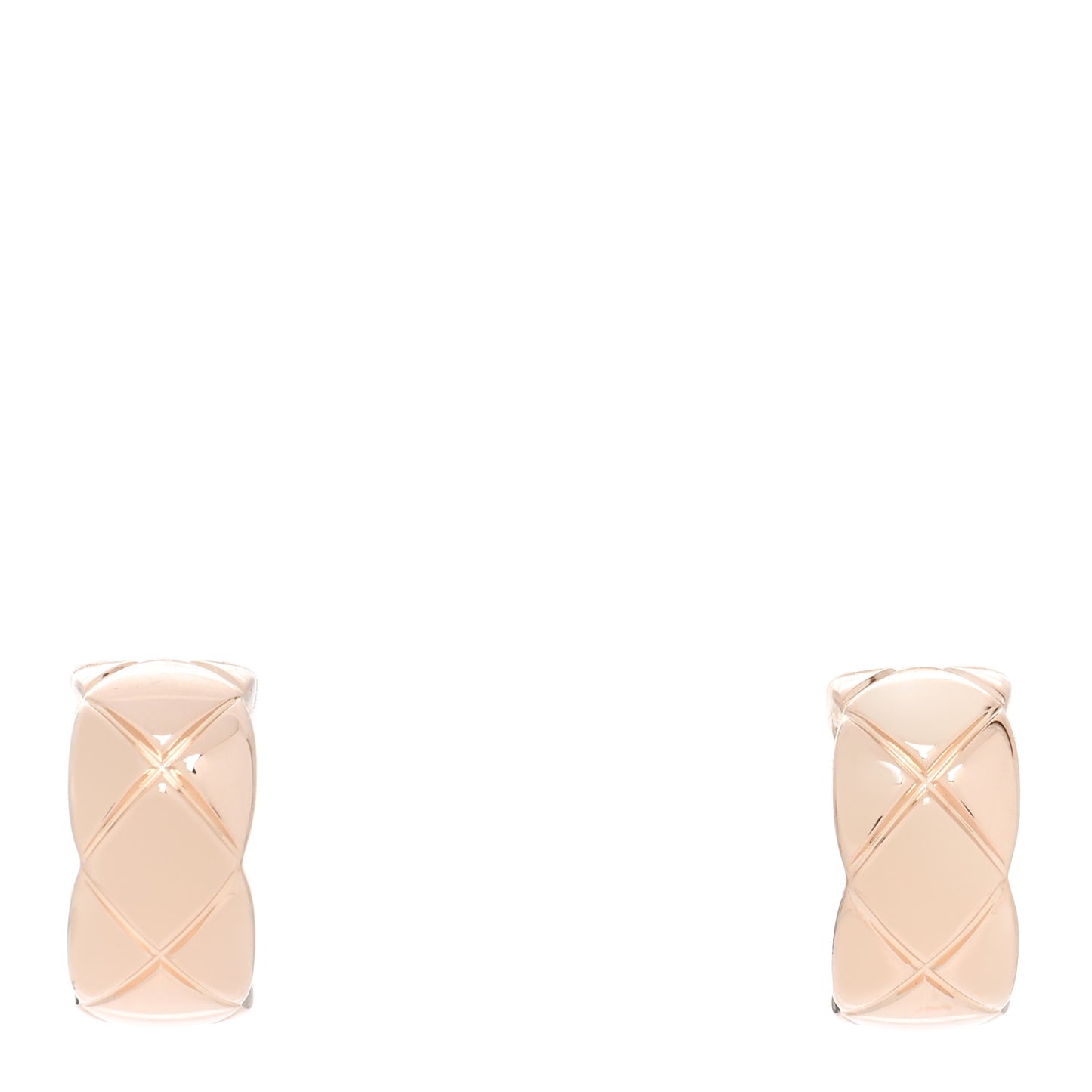 18K Beige Gold Coco Crush Hoop Earrings