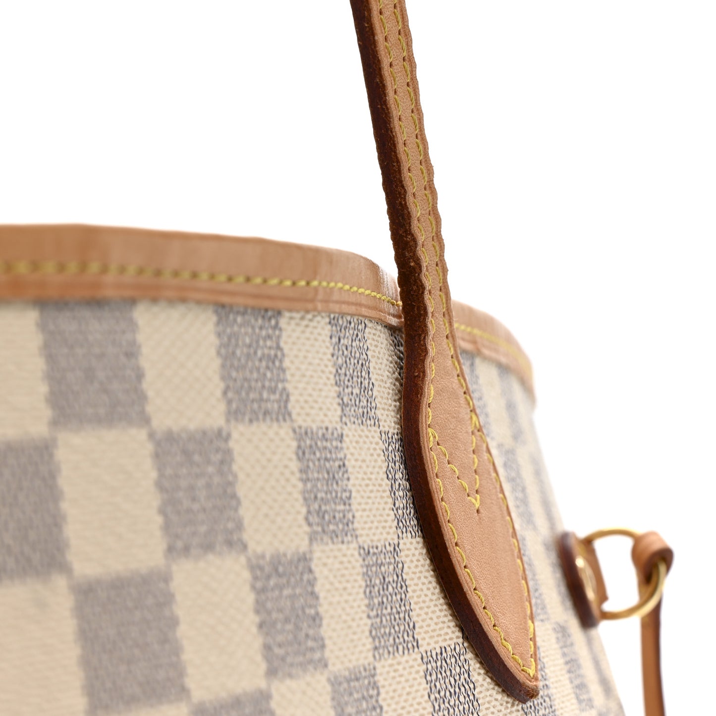 Damier Azur Neo Neverfull MM Rose Ballerine
