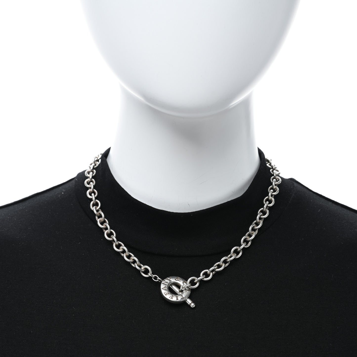 Sterling Silver 1837 Toggle Necklace