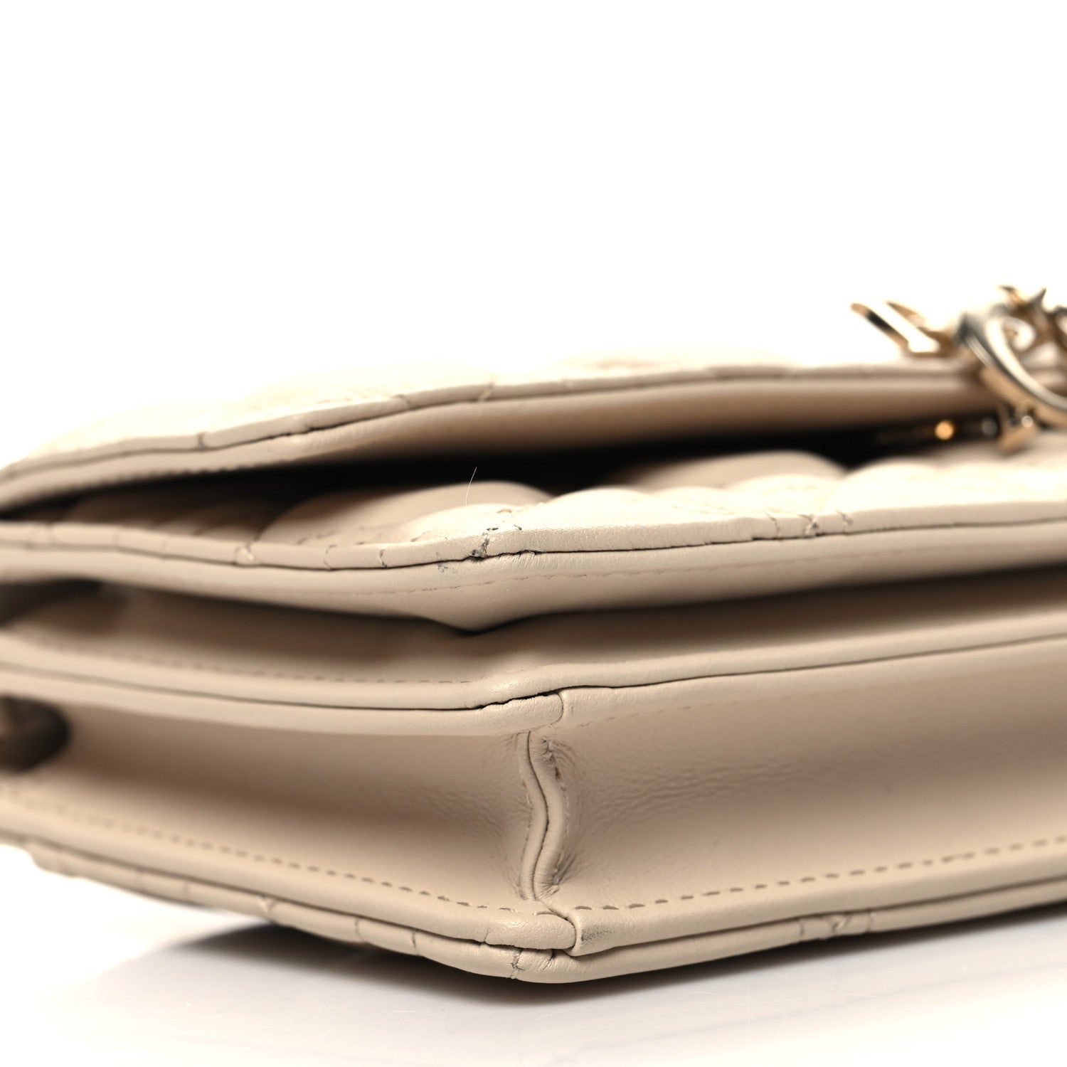 Christian Dior Lambskin Cannage Mini My Dior Bag Sand 11 of 12